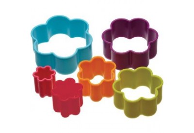 Colour Works Set of 6 Flower Cookie Cutters